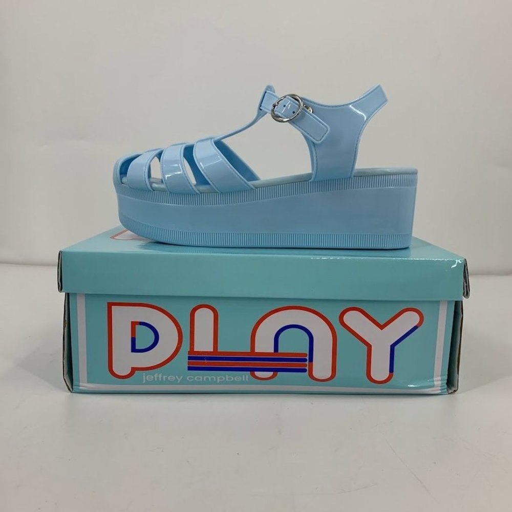 Jeffrey Campbell Light Blue Platform Sandals